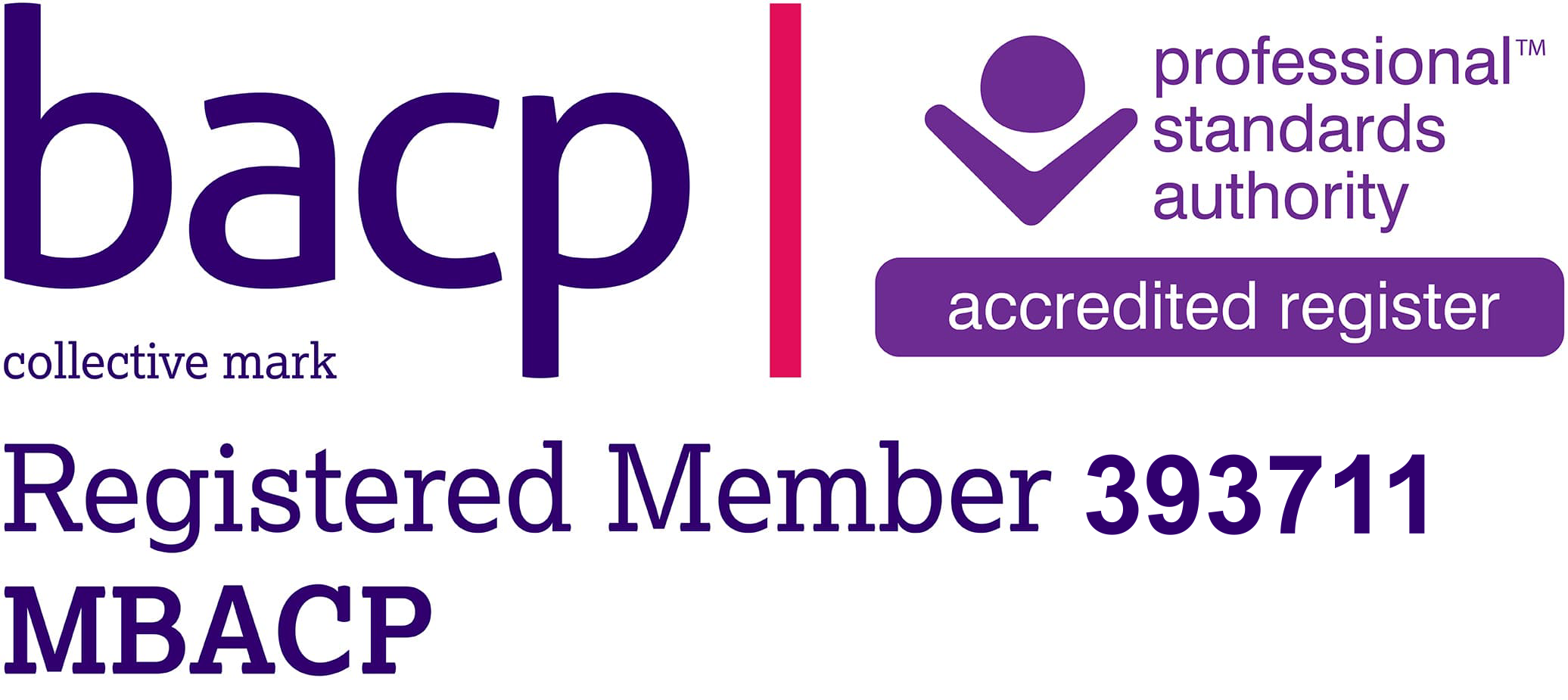 BACP Registered Member 393711